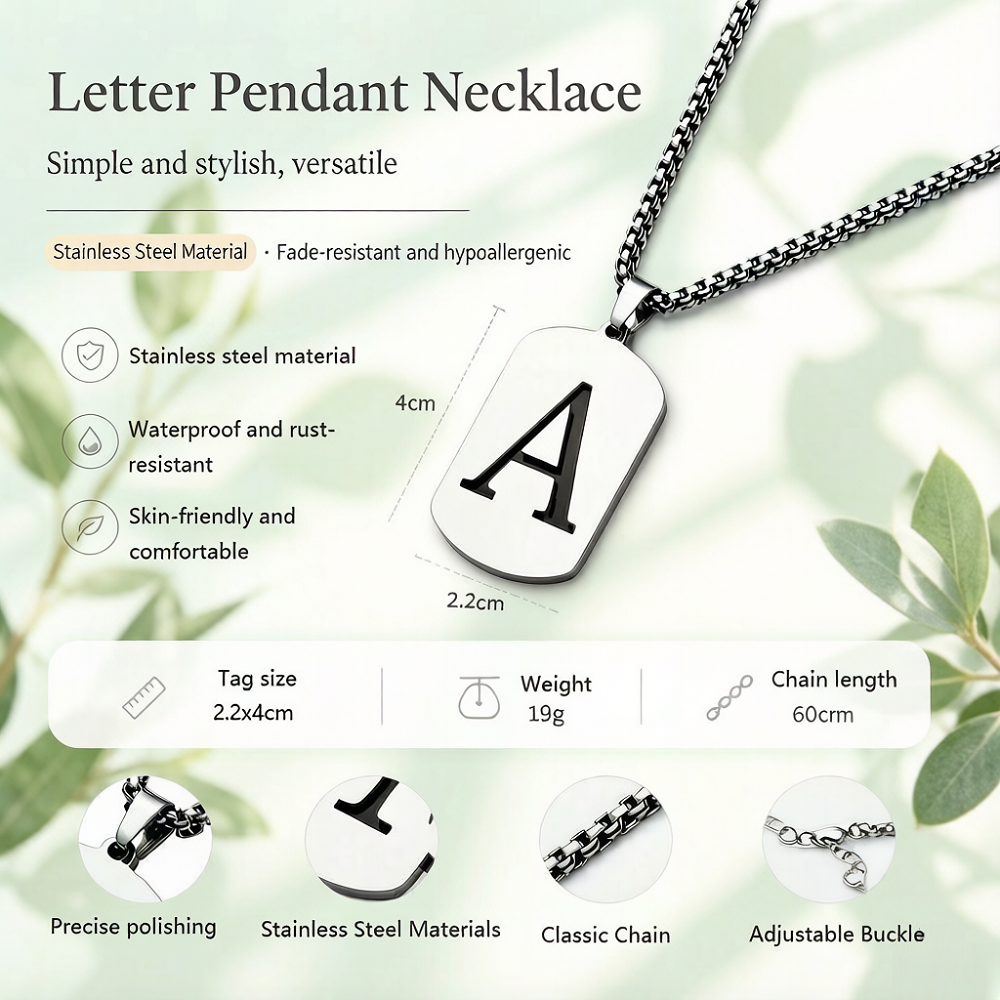 Personalized Stainless Steel I - مراجعة Men'S Accessories Chain وسعره