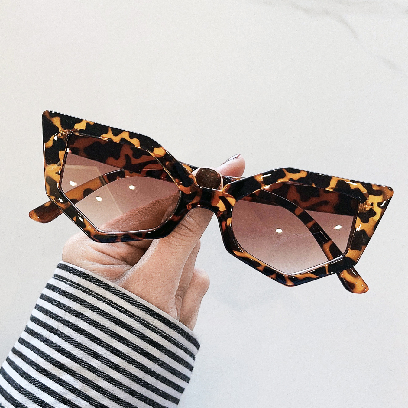 Fashion Geometric Cat Eye Fram - مراجعة Men'S Accessories Trends 2025 وسعره
