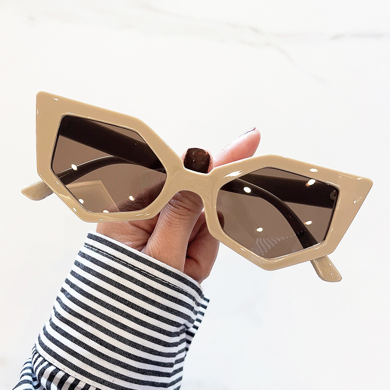 Fashion Geometric Cat Eye Fram - مراجعة Men'S Accessories Trends 2025 وسعره