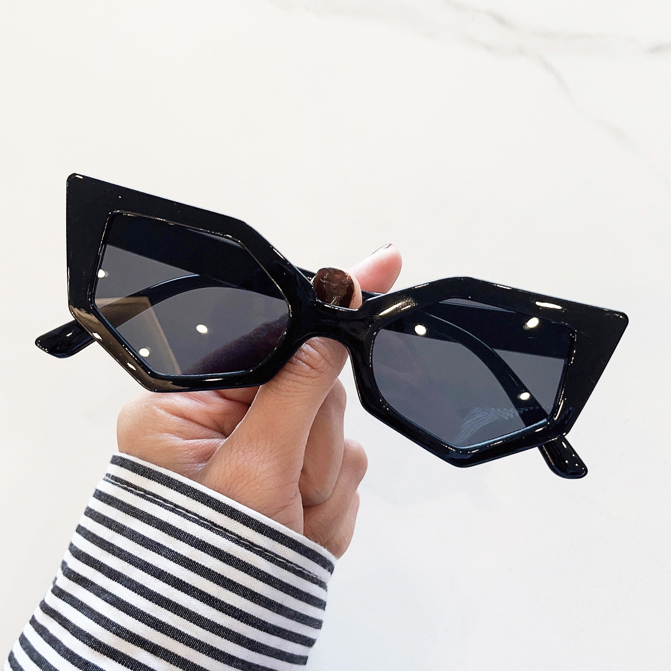 Fashion Geometric Cat Eye Fram - مراجعة Men'S Accessories Trends 2025 وسعره