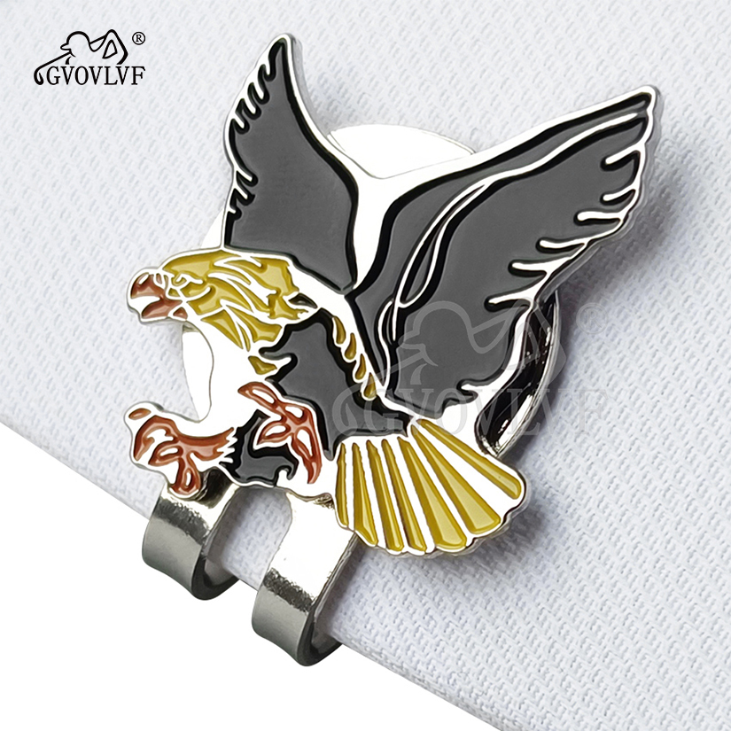 1pc Yellow Eagle Golf Hat Clip - مراجعة Men'S Yellow Accessories وسعره