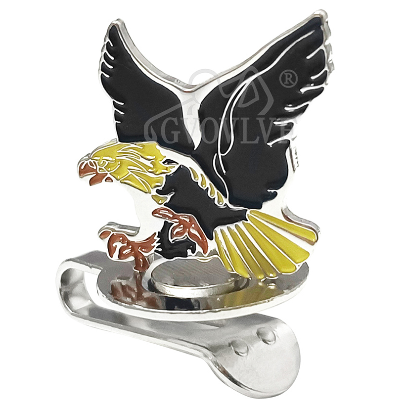 1pc Yellow Eagle Golf Hat Clip - مراجعة Men'S Yellow Accessories وسعره