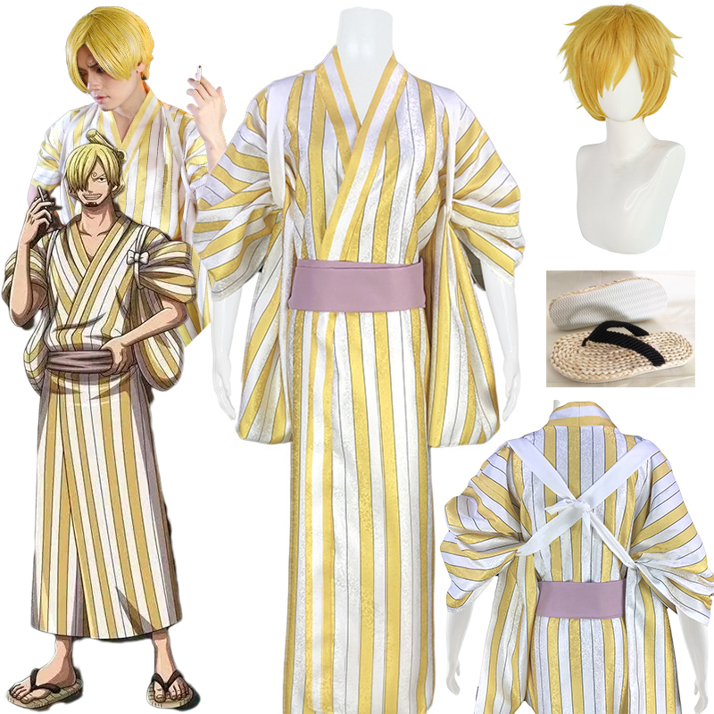 Anime Wano Country Vinsmoke Ma - مراجعة Men'S Kimono Accessories وسعره