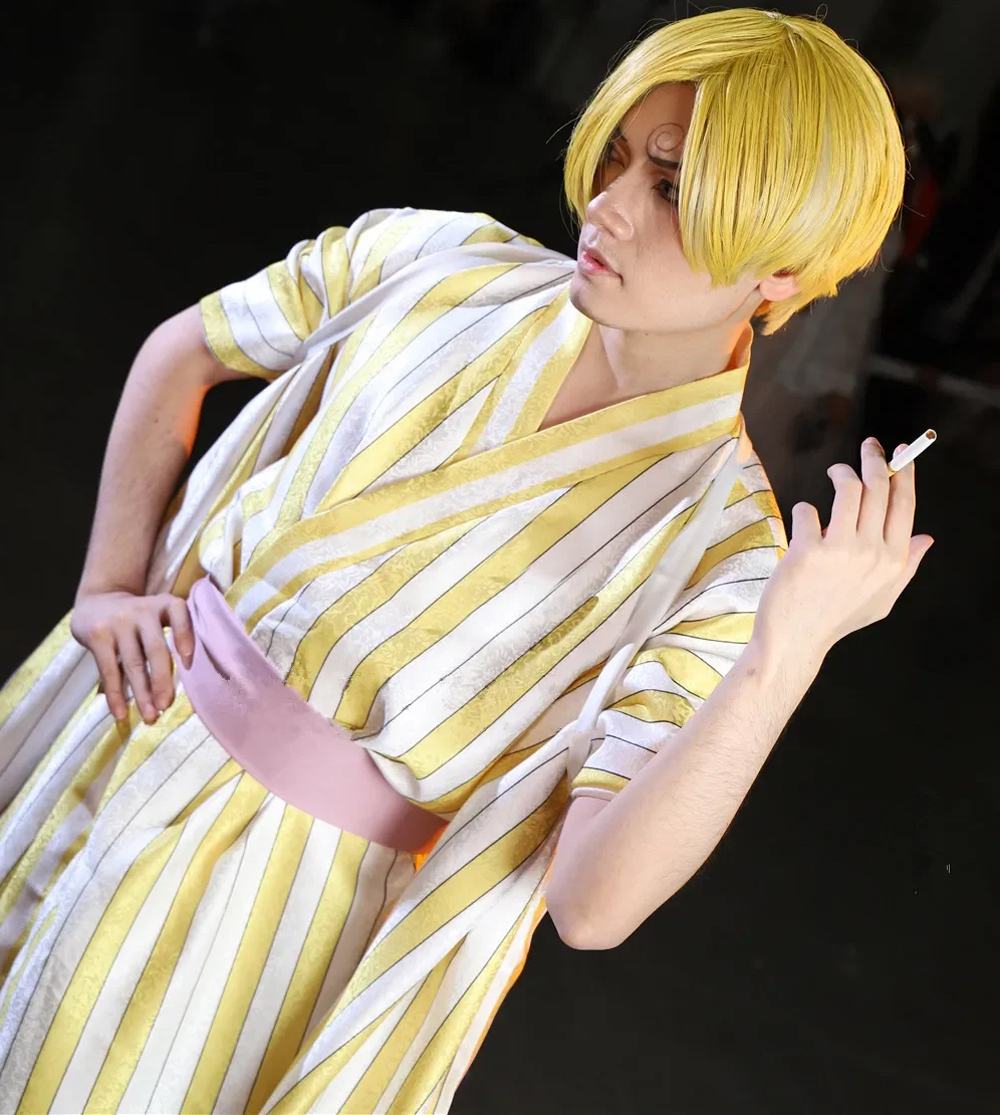 Anime Wano Country Vinsmoke Ma - مراجعة Men'S Kimono Accessories وسعره