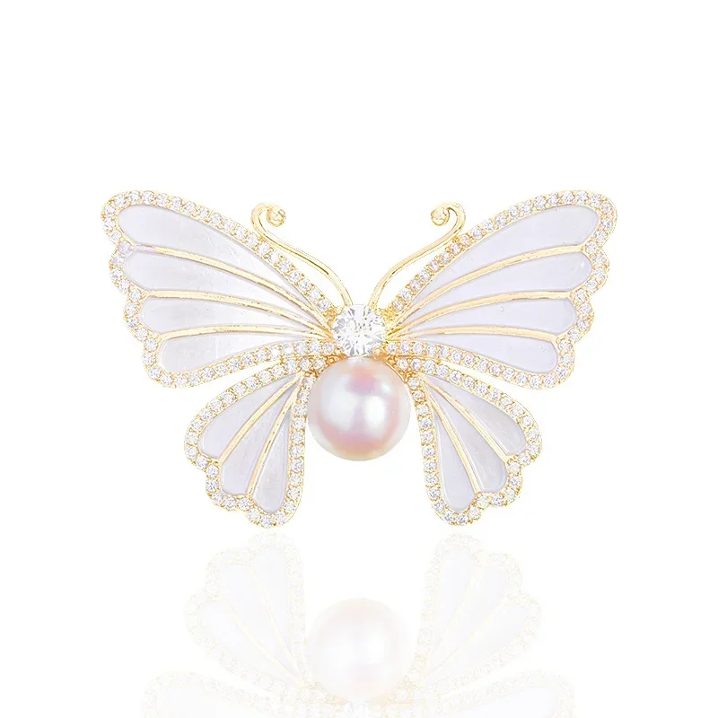 1Pc Chic Pearl Butterfly Brooc - مراجعة Men'S Accessories Trends 2025 وسعره
